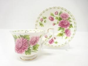 ROYAL ALBERT　ロイヤルアルバート　Flower of the Month　カップ＆ソーサー　洋食器